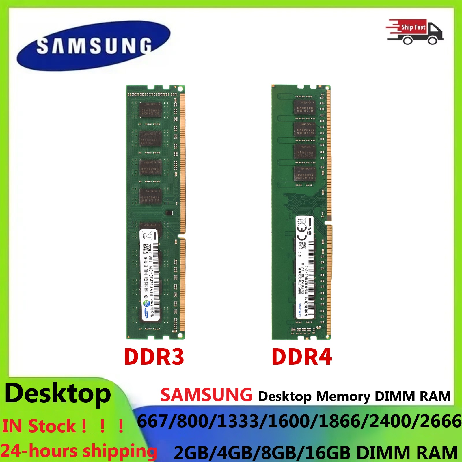 Ddr4 3200Mhz - Memoria RAM DIMM SAMSUNG per Desktop,