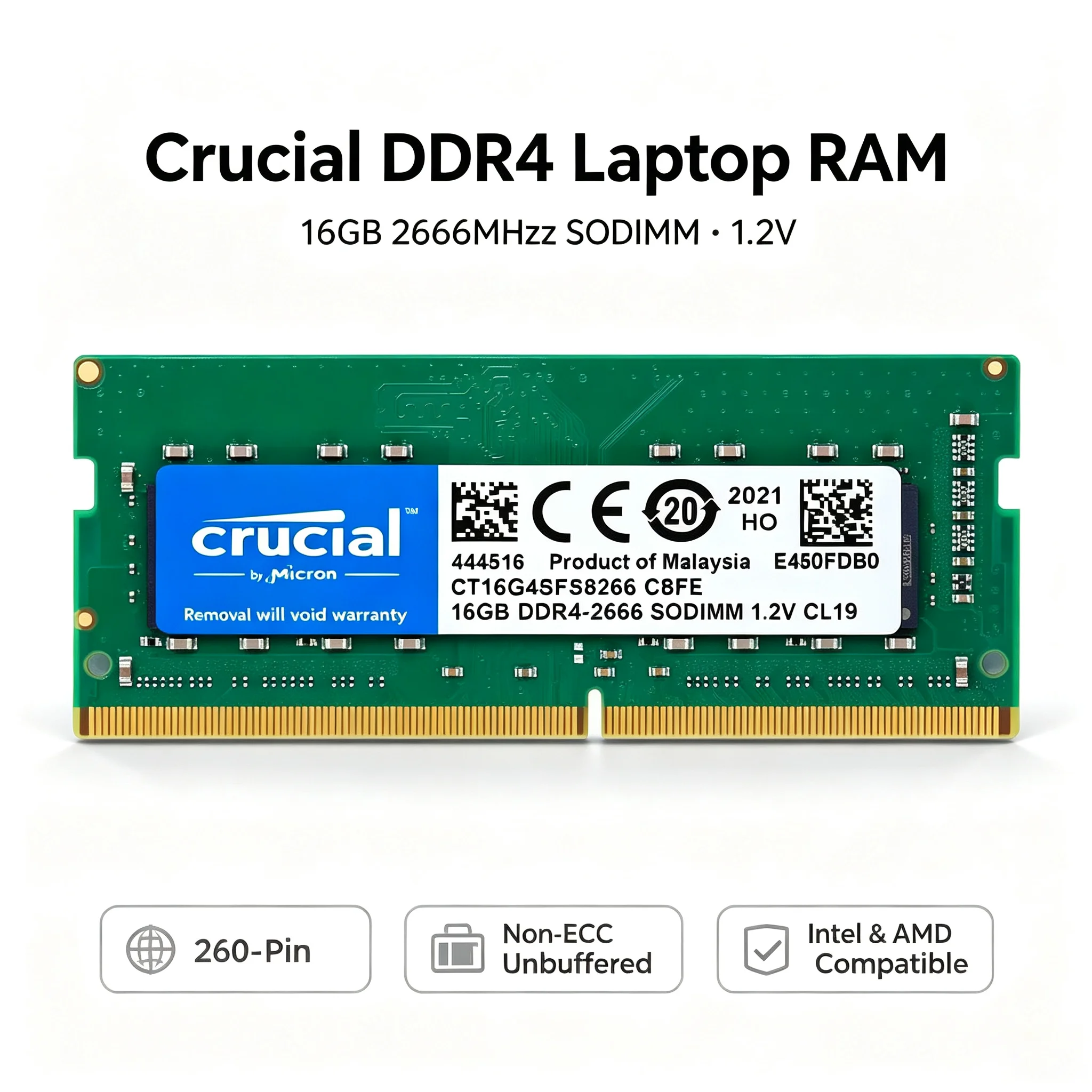 Cruciale 1PCS/2PCS RAM DDR4 pe - Ddr4 3200Mhz recensione e prezzo